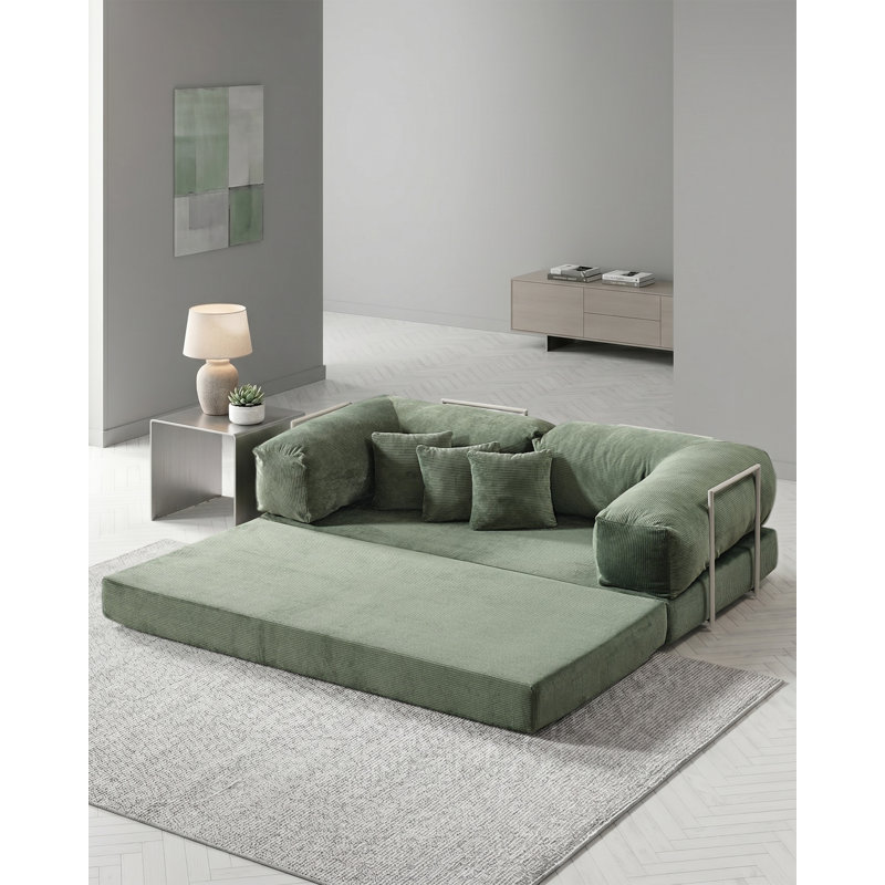 Canapé modulaire Green Velvet, Vert