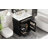 Bathroom Vanity with Sink, Three Drawers and Door Shelf-646239951