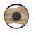 Live Edge Round Clock