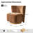 Socorro 31" W Modern Boucle Upholstered Wingback Swivel Barrel Chair with Fully Assembled-569682971