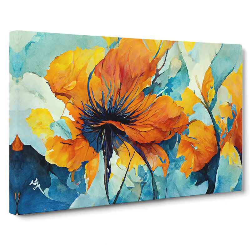 Flowers Abstract Vol.2 - Wrapped Canvas, 40cm H x 60cm W x 3cm D