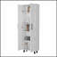 Garde-manger à 2 portes et 5 tablettes avec tablettes réglables Fagan, parfait pour un rangement organisé et élégant-649327798