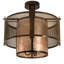 Rustic Lodge 3 - Light Semi Flush Mount