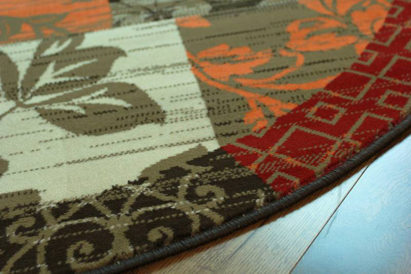 Round Bewdley Patchwork Area Rug, Round 160cm