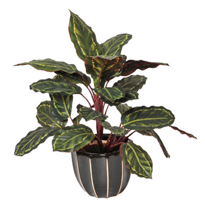 50 cm H Faux Foliage Plant in Plastic Pot