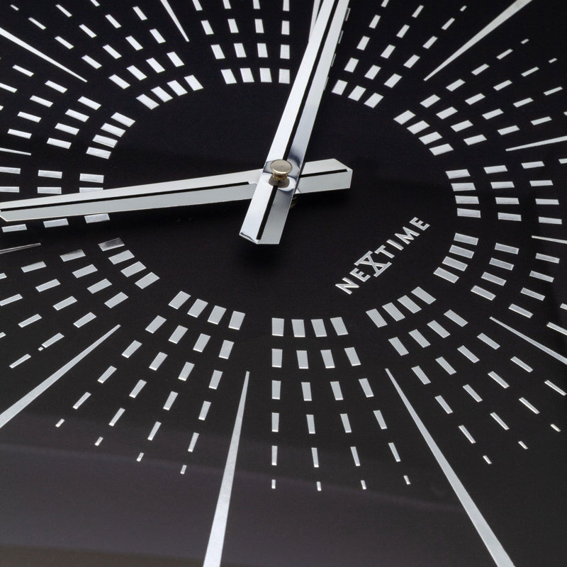 Metal Wall Clock, Black
