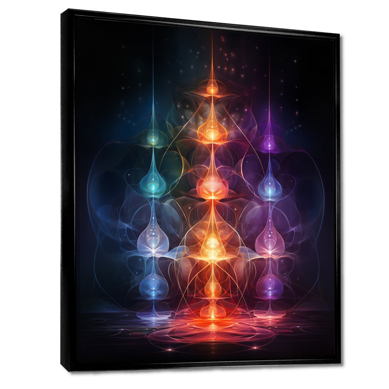 Chakra troisième mouvement méditation - art mural géométrique salon, H 20 po x l 12 po x P 1 po