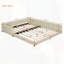 Lit plateforme tapissier grand et simple TG-620751798