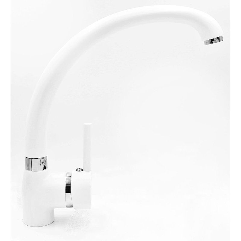 Belfry Kitchen Winnfield Kitchen Faucet, White