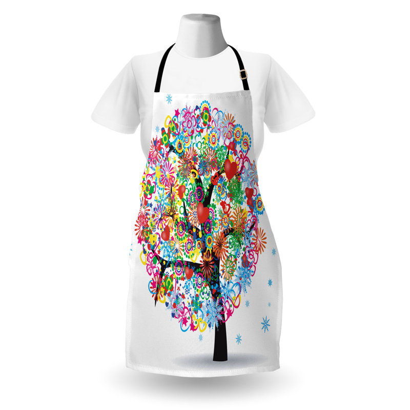Multicolore, tablier East Urban Home Tree of Life, cuisine de jardinage, taille adulte