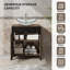 Meuble-lavabo sur pied simple 30 po avec comptoir en bois manufacturé avec lavabo et robinet-922010984-922010987