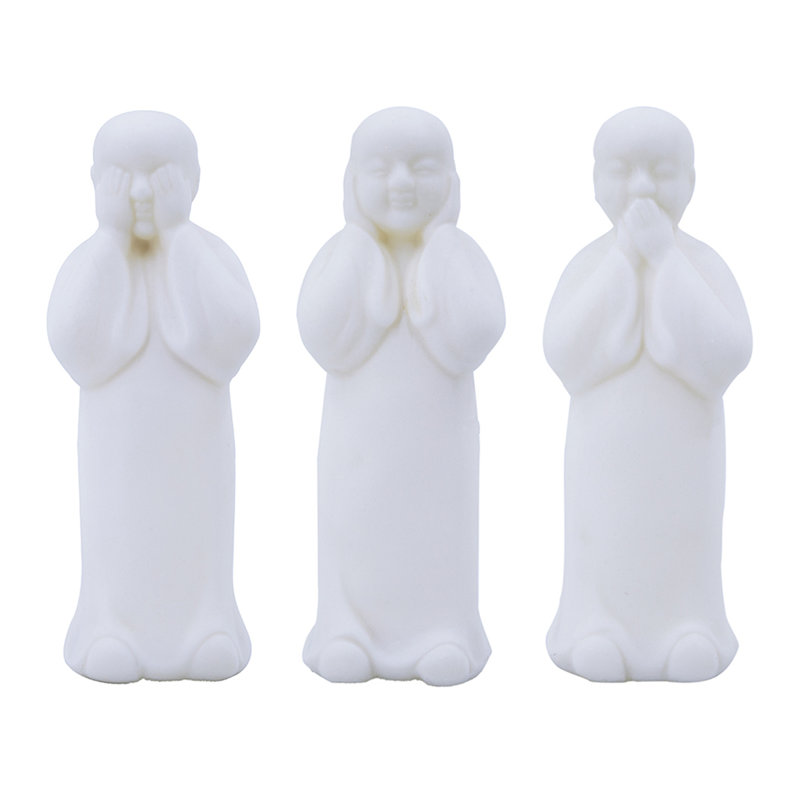 S/3 3.5x3x9.8" Standing Monks