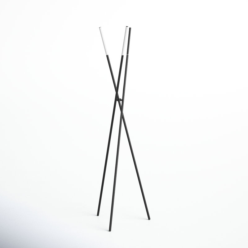Simmons 73.5'' LED Tripod Floor Lamp, Black