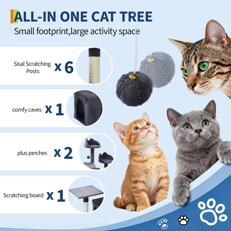183cm H Cat Tree