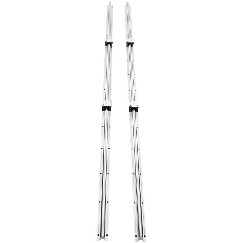 Glissière de rail de guidage linéaire, H 3,15 po x L 87,8 po x P 5,91 po