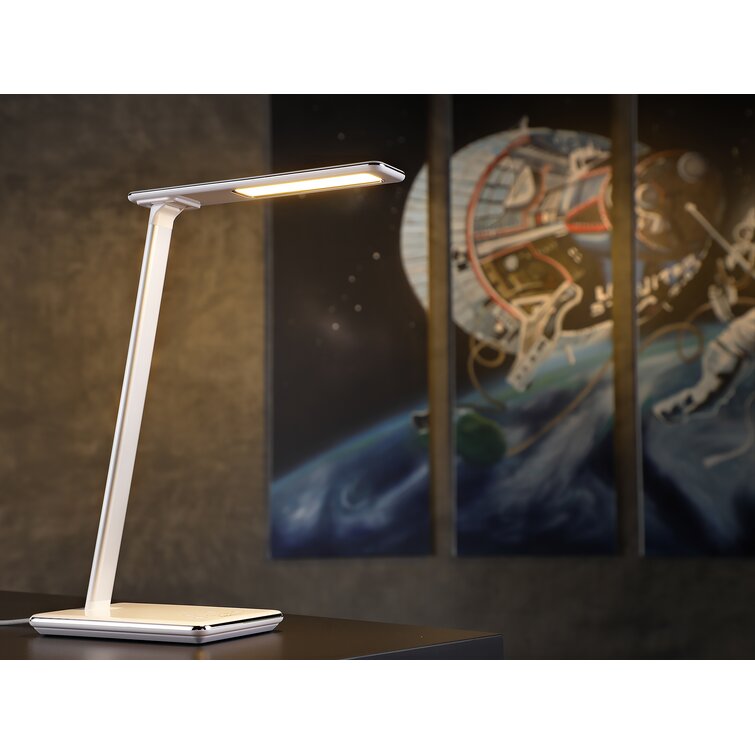 Metal Adjustable Swing Arm Desk Lamp, Eye-Caring Study Desk Lamps Black