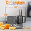Robot culinaire multifonctionnel 12 tasses NutriChef-67921139