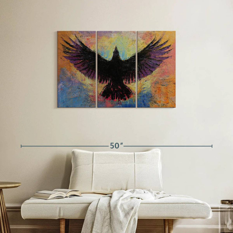 Brampt Crow, 24" H x 38" W