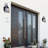 Lidya Black 1 - Bulb Outdoor Semi Flush Mount