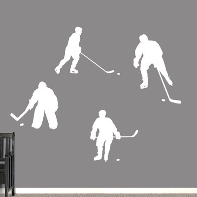 Adhésif décoratif hockey