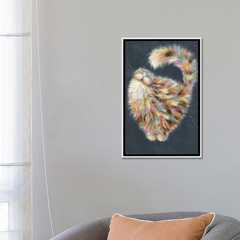 Patapoufette par Kim Haskins-impression d’art graphique, H 26 po x l 18 po x P 1,5 po, Toile blanche encadrée