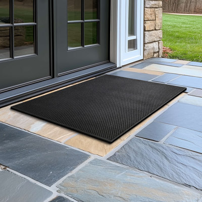 Matrix Honeycomb Non-Slip Indoor/Outdoor Waterproof Multipurpose Door Mat 2 Count