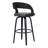 Shelly Counter Height Or Bar Height Swivel Upholstered Stool In Wood Finish - Set -662192864-662192867-662192869