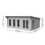Wolverley 20 x 15 Ft. Tongue & Groove Log Cabin-906121914