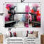 Ensemble de décoration murale Magenta-107754225-107754227