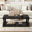 Table basse avec tablette de plancher-739696867