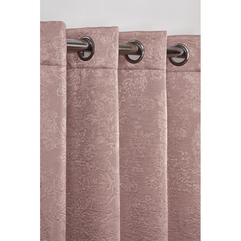 Mcintosh Sheer Curtain Pair, 168 W x 228 D cm, Pink