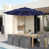 Tissu bleu marine sélectionné
