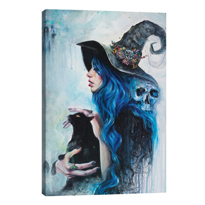 Blue Valentine - Wrapped Canvas Painting