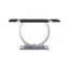 Meuble de salon contemporain en acier inoxydable 1pc