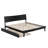 Phoenix Wood Platform Bed with Trundle-891028856-891028860
