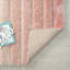 Tapis rayé rose / ivoire Lantanas-981462982