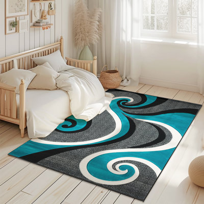 Mccampbell Performance Abstract Indoor Rug