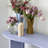 Modern solid-color irregular-shaped console table-1375226298-1375226299