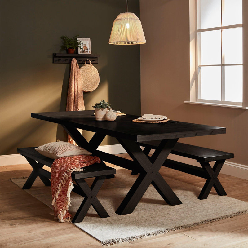 Gracela Extendable Dining Table, Pale Oak