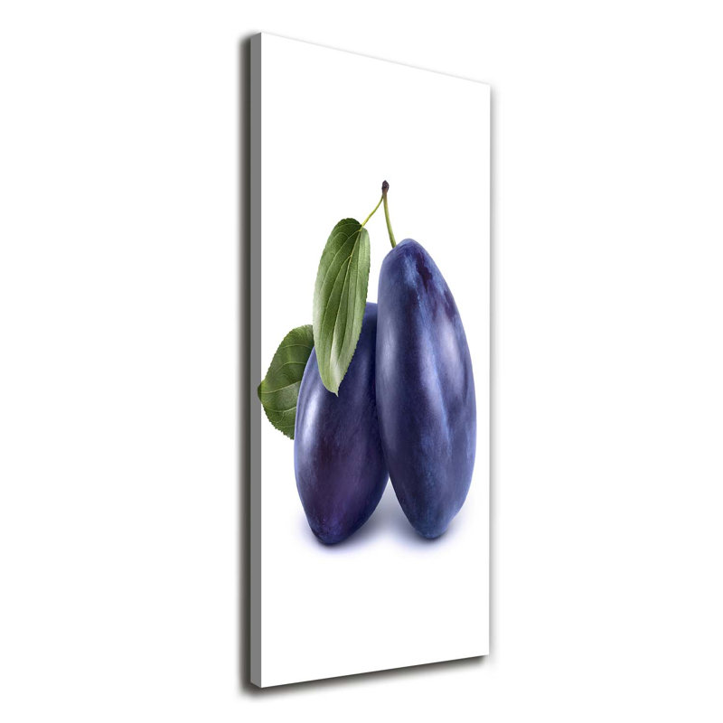Plums - Wrapped Canvas Print