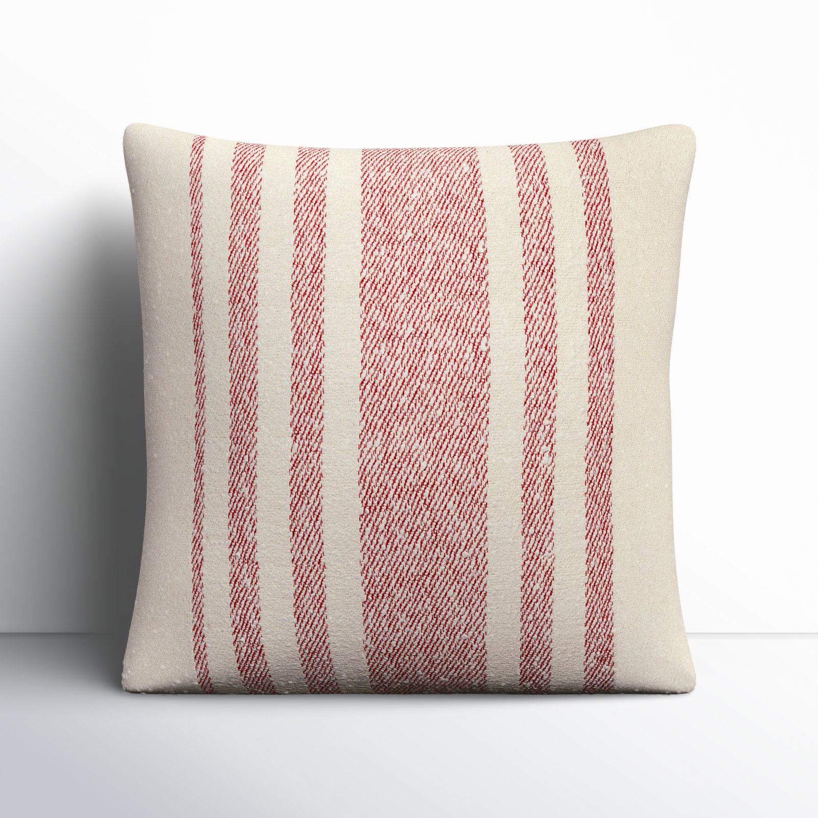 Sorden Cotton Pillow Cover, Coral, Pillow Cover Only - No Insert, 18" x 18"