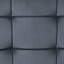 Causeuse grise et gris avec dossier lâche