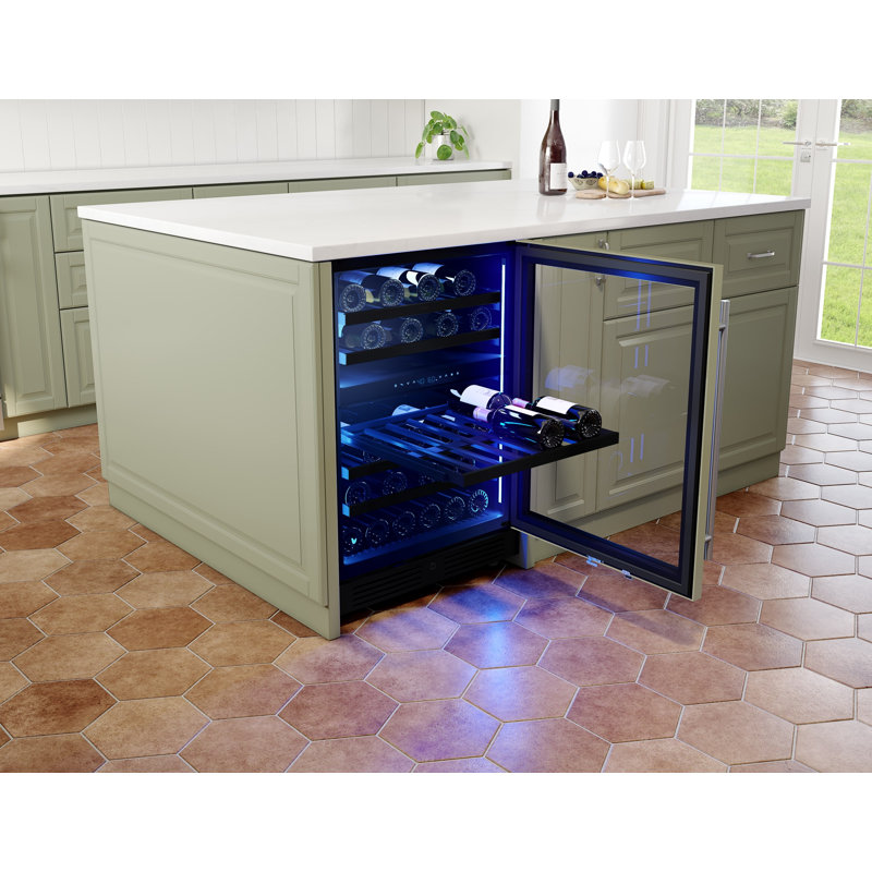 Zephyr Presrv 24" 45-Bottle Dual Zone Wine Cooler, Panel Ready