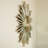 Lightweight Silver Mirror Pu Sunburst Design For Bathroom, Bedroom, Or Entryway Decor