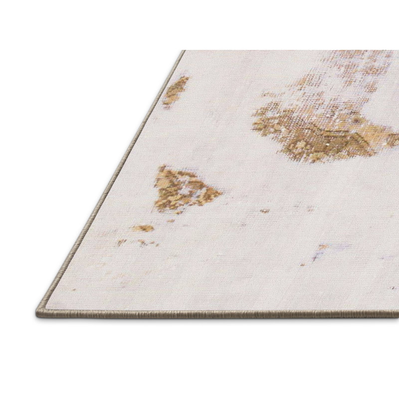 Abstract Indoor Rug, Rectangle 2' x 4'