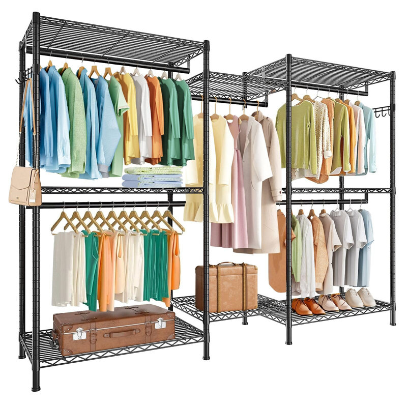 187cm Closet System, Black