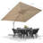 335.3cm X 274.3cm Rectangular Cantilever Parasol-34074728