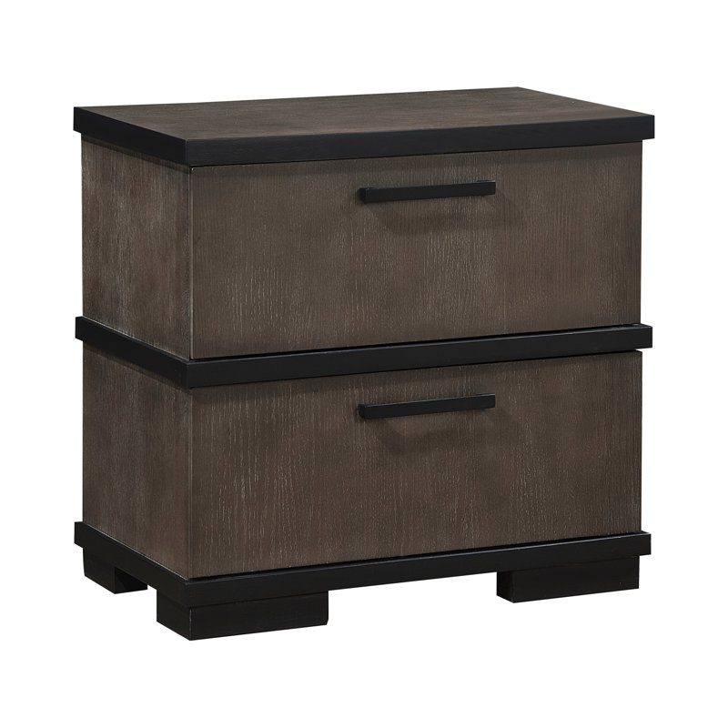 Table de chevet 2 tiroirs 1pc