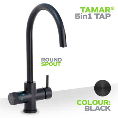 Durable Round Purifier System - 5-in-1 Chilled, Boiling, Sparkling, Alkaline Water with Filtration