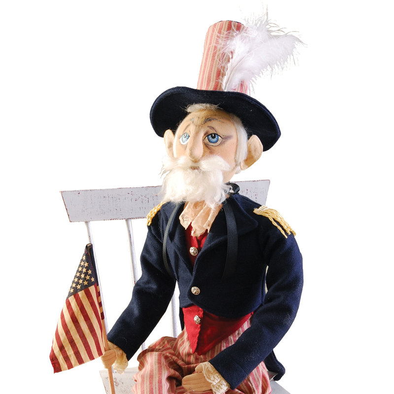 Gathered Traditions by Joe Spencer Uncle Sam Joe Spencer Gathered Traditions Art Doll Figure